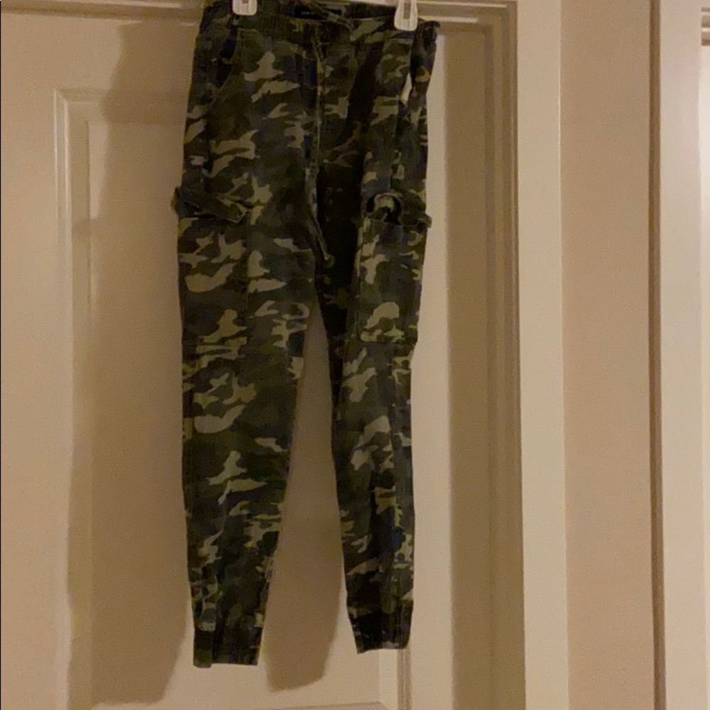 Camouflage cargo pants